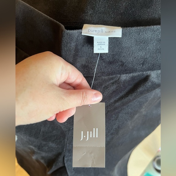 Pure J. Jill - Slim Leg - Velvet Pants - Picture 3 of 5